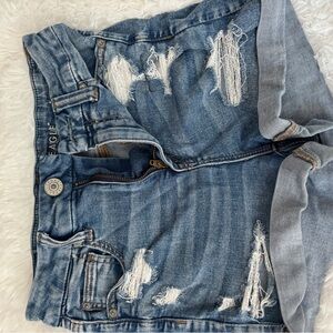 American eagle stretchy ripped jean shorts